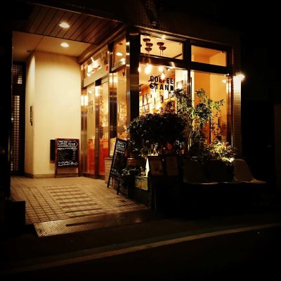 COFFEE STAND OSAKA EDOBORI blue-Line