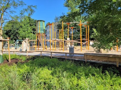 Grünzug und Spielplatz Popitzweg