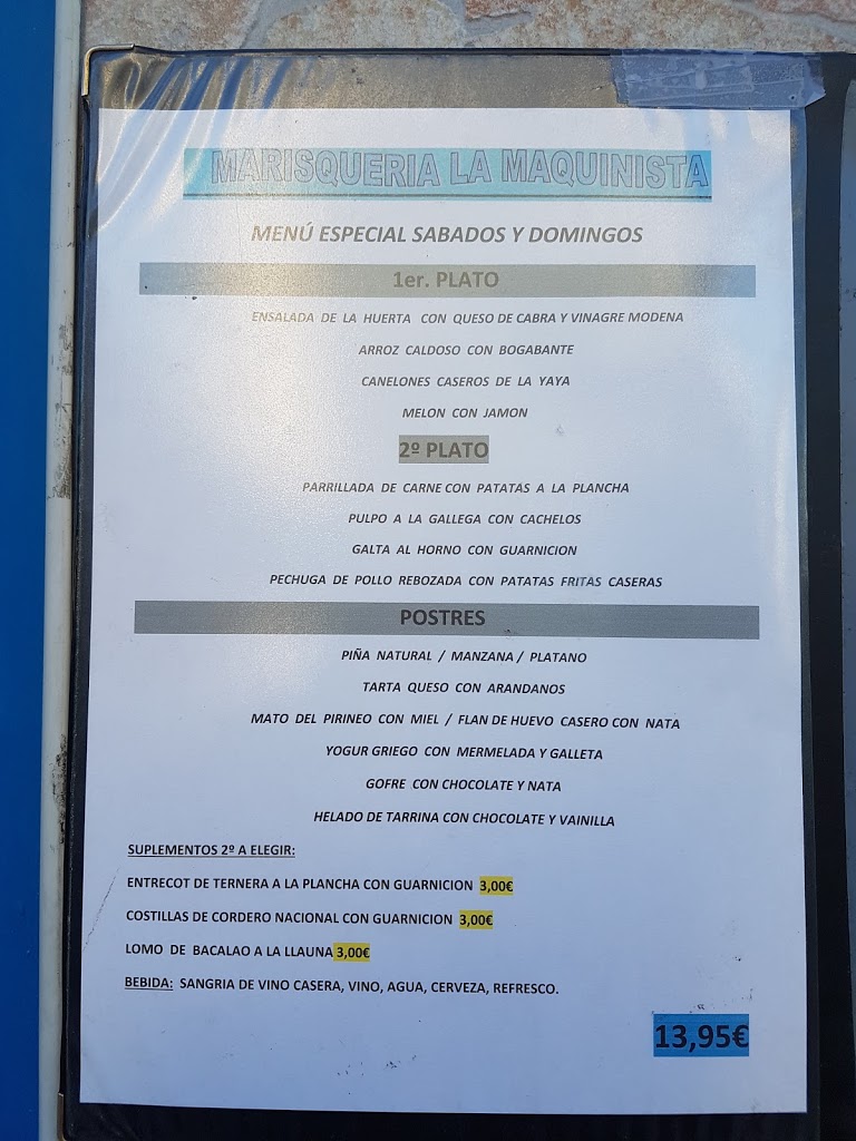 Restaurant Marisquería Freiduría la Maquinista - Foto 9